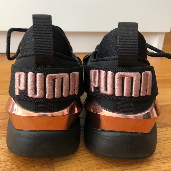 puma muse metal womens orange